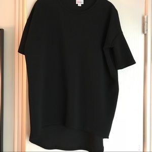 Solid black LuLaRoe Irma